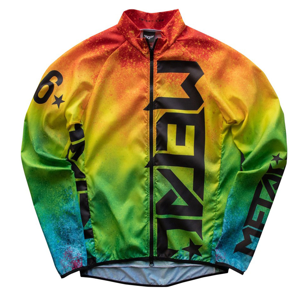 Cycling Commuter Jacket - Twin Six ฤดูใบไม้ผลิ/ฤดูใบไม้ร่วงจักรยานกันน้ํากันลมผู้ชายเสื้อเจอร์ซีย์นักปั่นจักรยานเสือหมอบเครื่องแต่งกายแจ็คเก็ตจักรยานที่ไม่ใช่ความร้อนน้ําหนักเบา