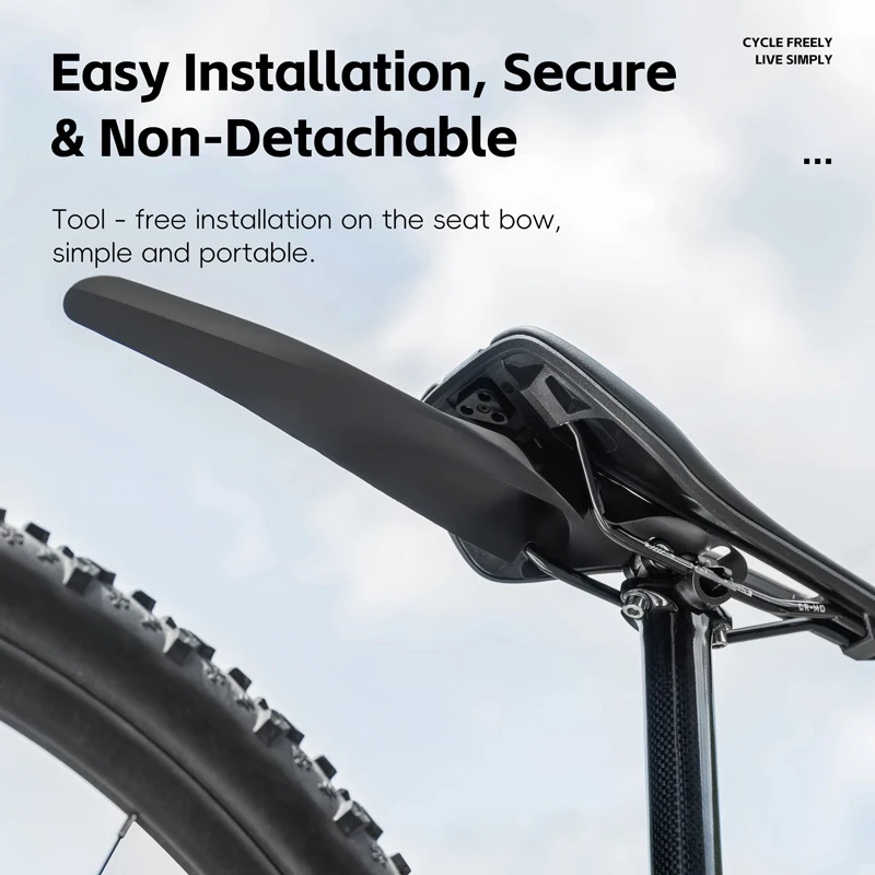 Fender Mudguard Set - ชุดบังโคลนจักรยาน บังโคลนหน้า-หลัง ป้องกันทุกสภาพอากาศ ใช้ได้กับจักรยานทุกประเภท ติดตั้งง่าย สำหรับจักรยานเสือภูเขา