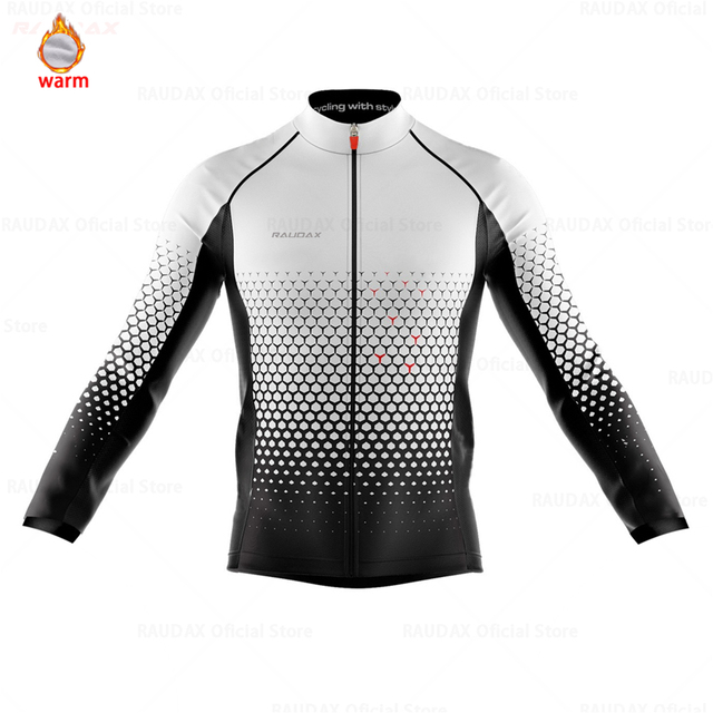 Cycling Commuter Jacket - ชุดปั่นจักรยานฤดูหนาว 2026 Raudax Pro Team เสื้อเจอร์ซีย์ปั่นจักรยานแขนยาว