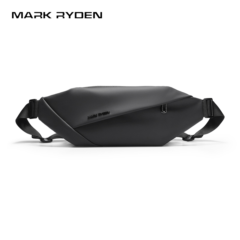 Cycling Commuter - MARK RYDEN กระเป๋าคาดเอวผู้ชายแบบสะพายข้างกันน้ำอ็อกซ์ฟอร์ดกระเป๋าคาดเอวหลายช่องกระเป๋าป้องกันการโจรกรรมแบบลำลองสำหรับการขี่จักรยาน