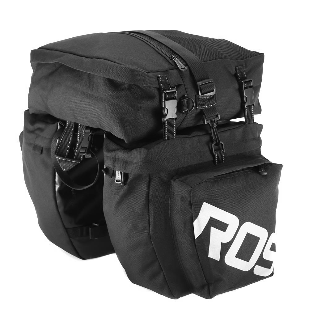 Panniers Waterproof Rear - กระเป๋าจักรยานเสือภูเขาเสือหมอบอเนกประสงค์3in1ตะกร้าติดจักรยานกระเป๋าท้ายเบาะที่บังฝนกันน้ำสำหรับจักรยาน