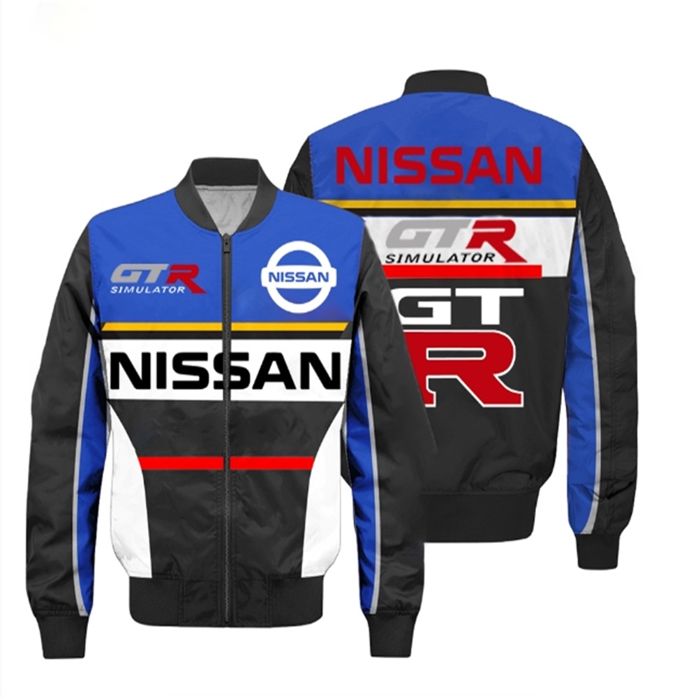 Cycling Commuter Jacket - เสื้อแจ็คเก็ตโลโก้ Nissan แฟชั่นปี 2025 - เสื้อแจ็คเก็ตผู้ชายฤดูใบไม้ร่วง/ฤดูหนาว