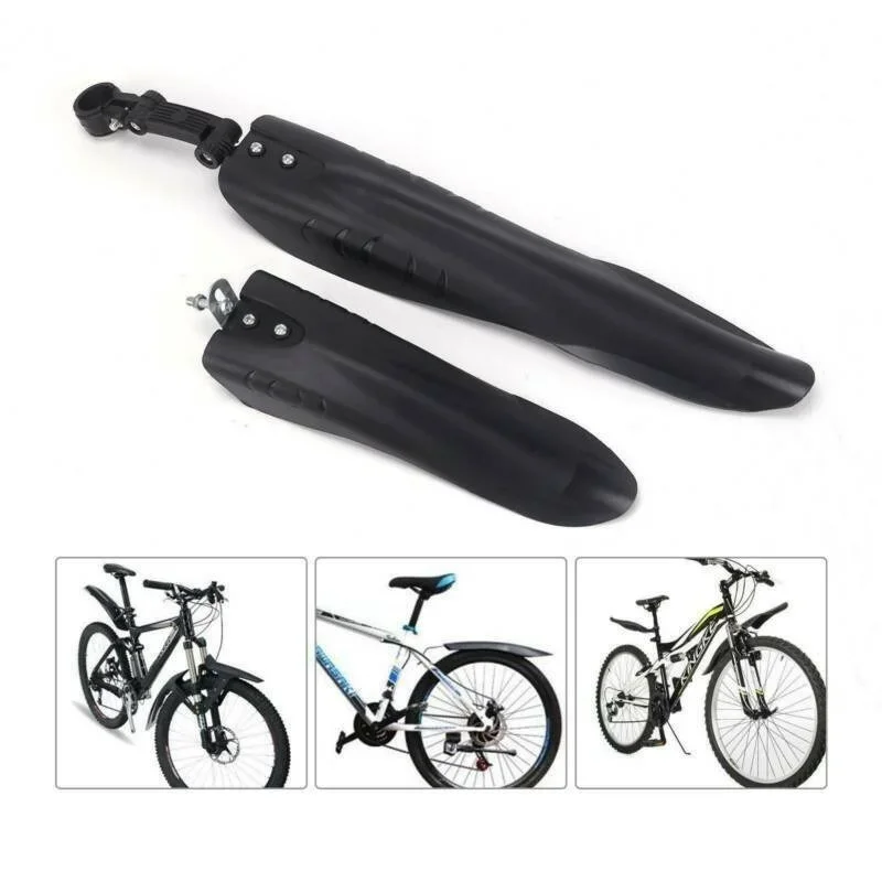 Fender Mudguard Set - 1 ชุดชุดกันโคลนจักรยานชุดด้านหน้าและด้านหลังชุดบังโคลนจักรยาน Mountain ด้านหน้าด้านหลังกันชนปีกอุปกรณ์จักรยาน