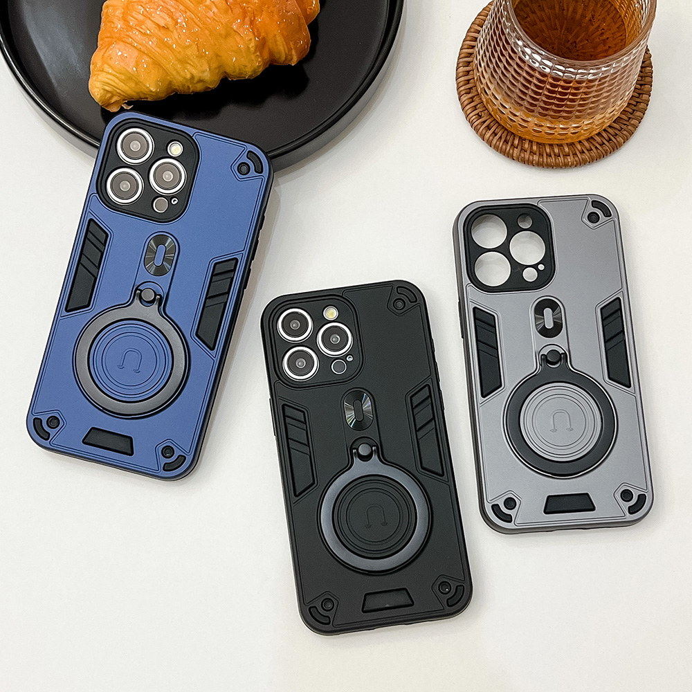 Kickstand Adjustable - เคสโทรศัพท์แบบมีขาตั้งแม่เหล็ก สำหรับ Apple iPhone 16 15