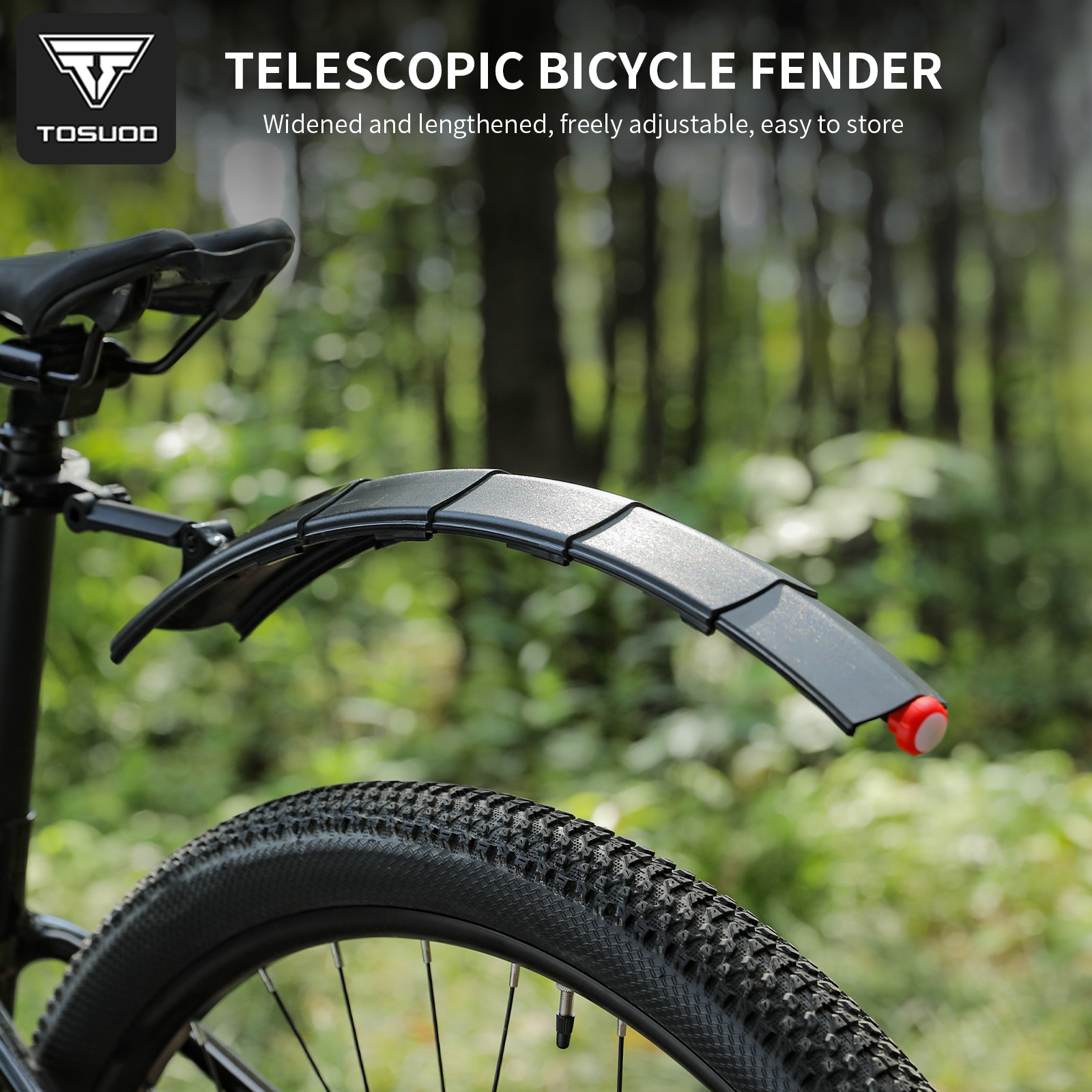 Fender Mudguard Set - ชุดบังโคลนจักรยาน TOSUOD ปรับความยาวได้ ขยายกว้างขึ้น ยาวขึ้น ถอดประกอบได้รวดเร็ว