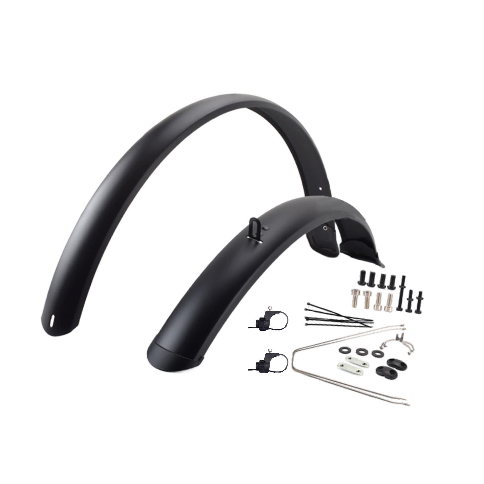 Fender Mudguard Set - ชุดบังโคลนจักรยานเสือภูเขา อะไหล่พกพาสะดวก ติดตั้งง่าย บังโคลนจักรยานสำหรับจักรยานพับได้ จักรยานเสือภูเขา