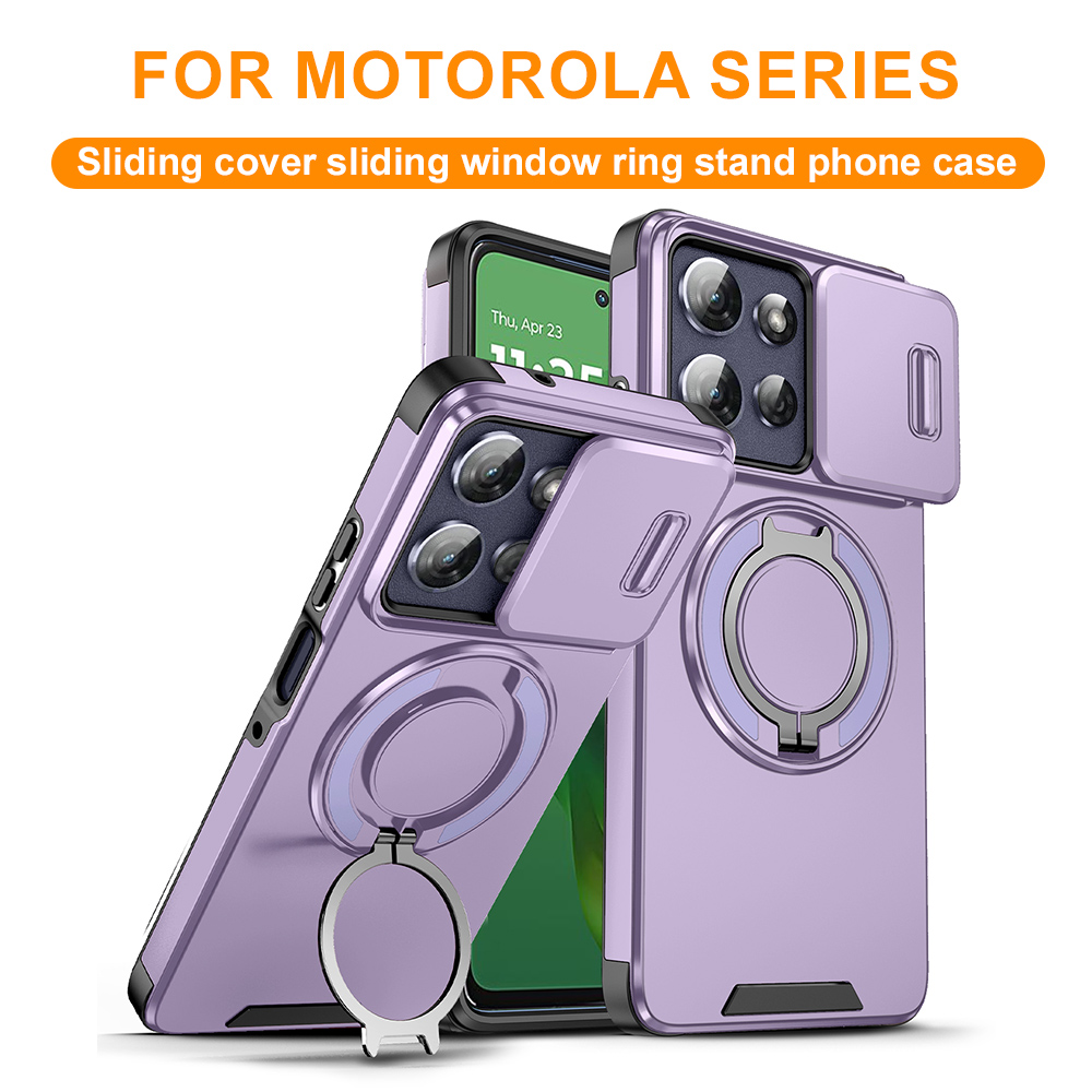 Kickstand Adjustable - เคสโทรศัพท์แม่เหล็กแบบทนทานสำหรับ Moto G Stylus Pure Power