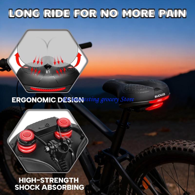Cycling Commute Training - เบาะรองนั่งจักรยานเสือภูเขาความทนทาน 652D เบาะนั่งจักรยานอเนกประสงค์
