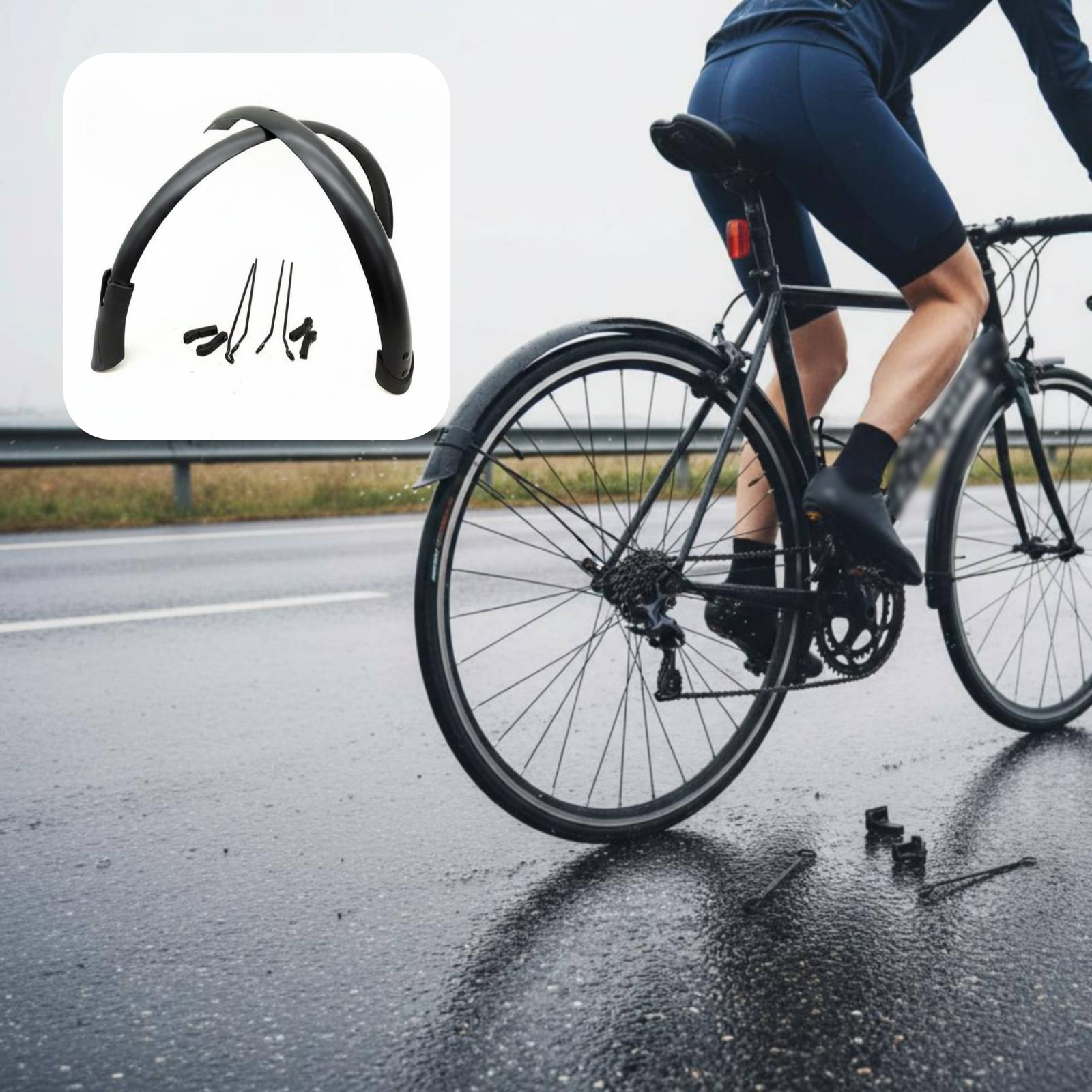 ชุดบังโคลนล้อ 451 ทำจากอะลูมิเ - Fender Mudguard Set บทวิจารณ์และราคา
