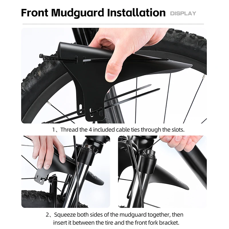 ชุดบังโคลนจักรยาน บังโคลนหน้า- - Fender Mudguard Set บทวิจารณ์และราคา