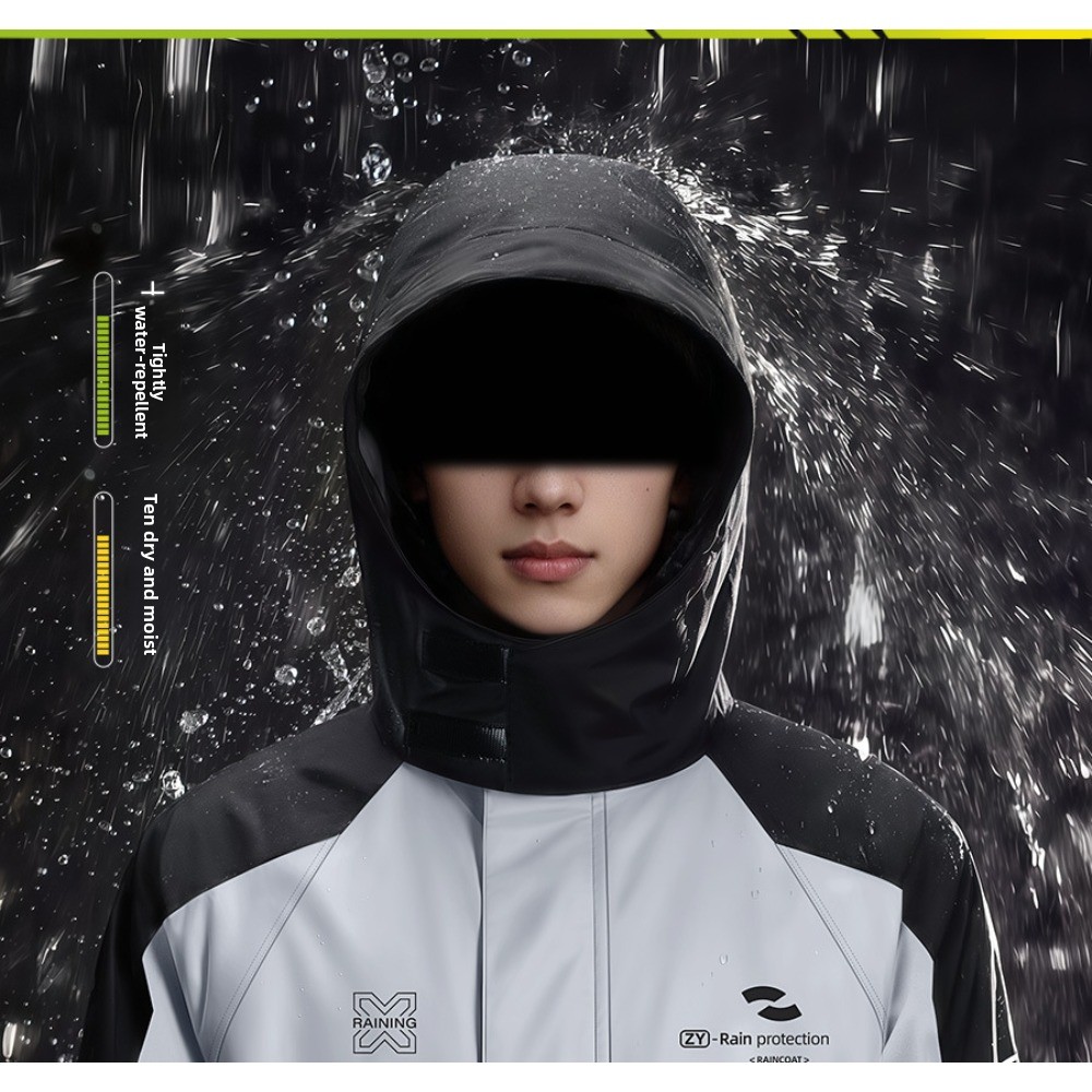 ชุดกันฝนสำหรับมอเตอร์ไซค์แบบสอ - Cycling Commute Rain บทวิจารณ์และราคา