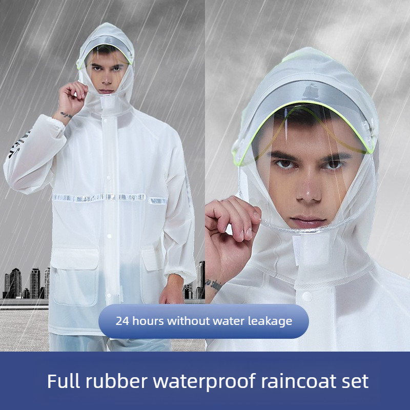 ชุดกันฝนสำหรับมอเตอร์ไซค์แบบสอ - Cycling Commute Rain บทวิจารณ์และราคา