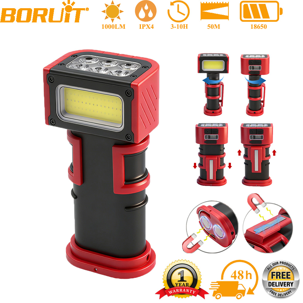 BORUiT COB LED ไฟทำงาน 1000LM  - Cycling To Work บทวิจารณ์และราคา