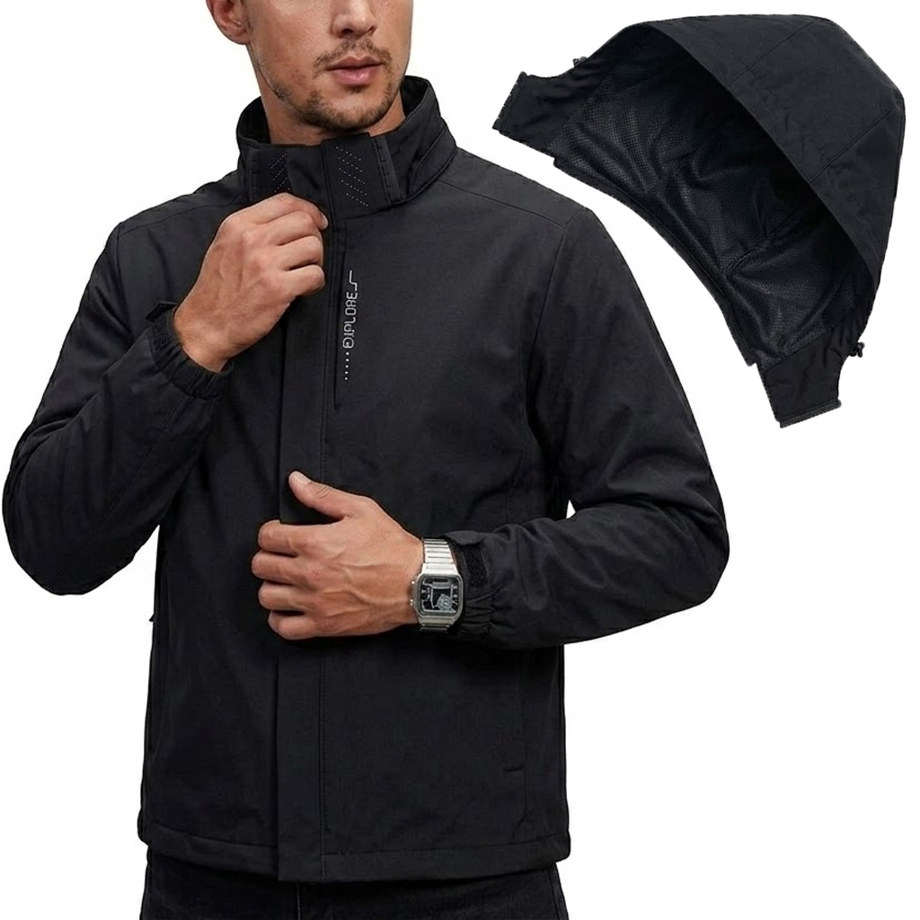เสื้อแจ็คเก็ตกันน้ำสำหรับผู้ชา - Cycling Commuter Jacket บทวิจารณ์และราคา
