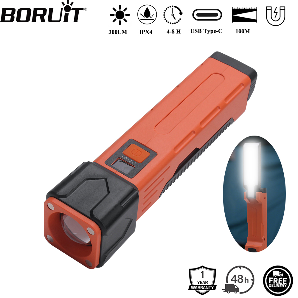 ไฟฉาย LED BORUiT 300LM แบบซูมไ - Cycling To Work บทวิจารณ์และราคา