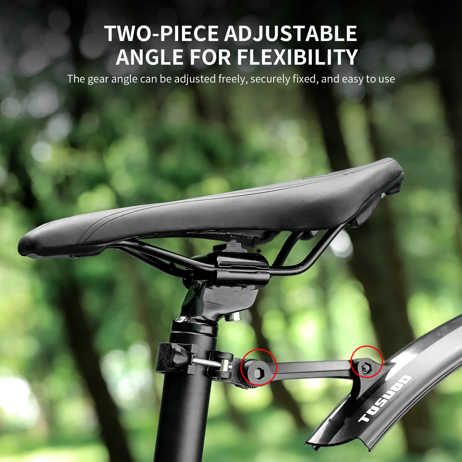 ชุดบังโคลนจักรยาน TOSUOD ปรับค - Fender Mudguard Set บทวิจารณ์และราคา