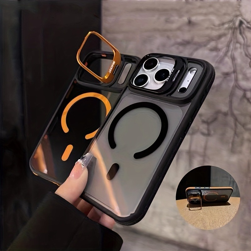 เคสโทรศัพท์แม่เหล็กแบบใสหรูหรา - Kickstand Adjustable บทวิจารณ์และราคา