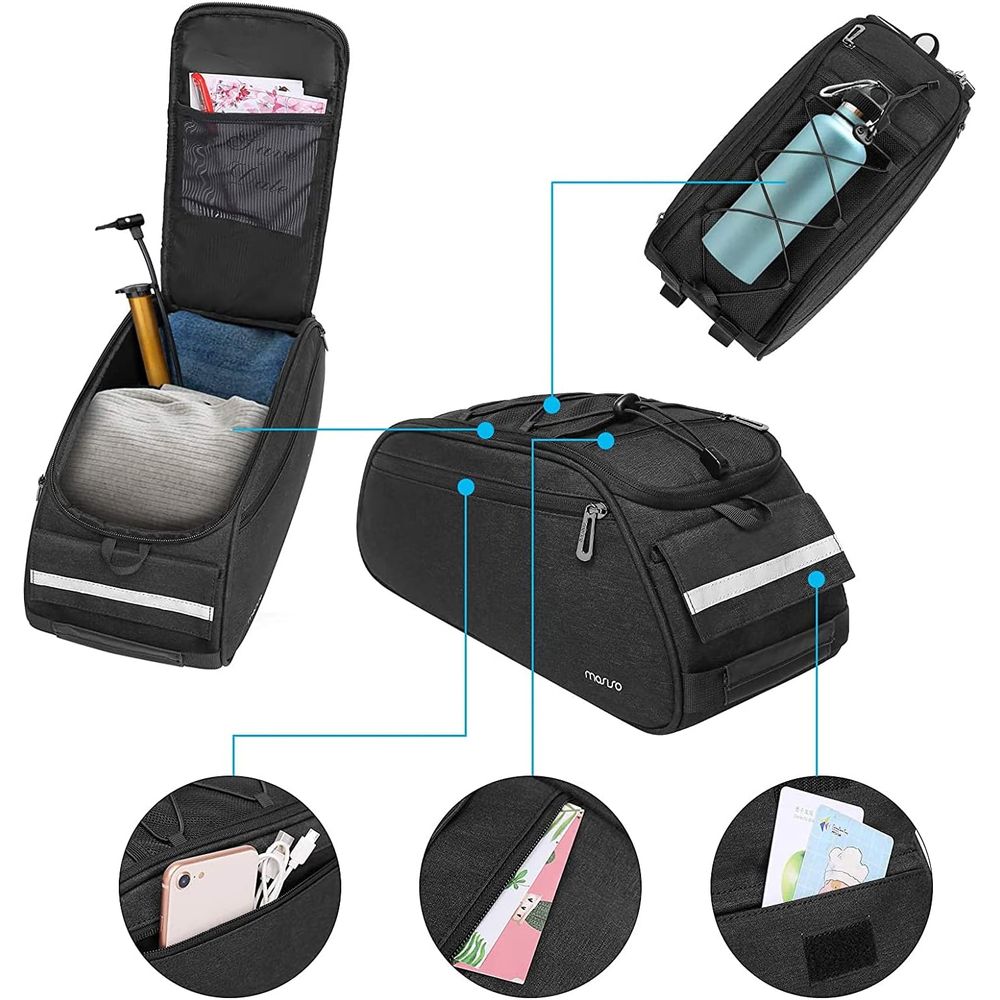 กระเป๋าใส่จักรยานแบบกันน้ำ กระ - Panniers Waterproof Rear บทวิจารณ์และราคา