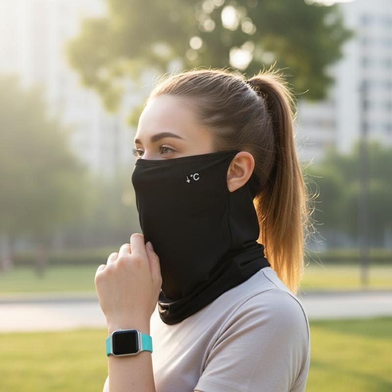 หน้ากากผ้าไอซ์ซิลค์พร้อมการป้อ - Cycling To Work บทวิจารณ์และราคา