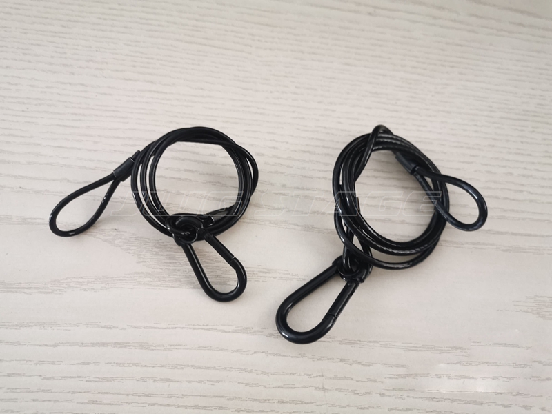10 ชิ้น/ล็อตสีดํา 3 มม.* 70 ซม - Cable Lock Flexible บทวิจารณ์และราคา