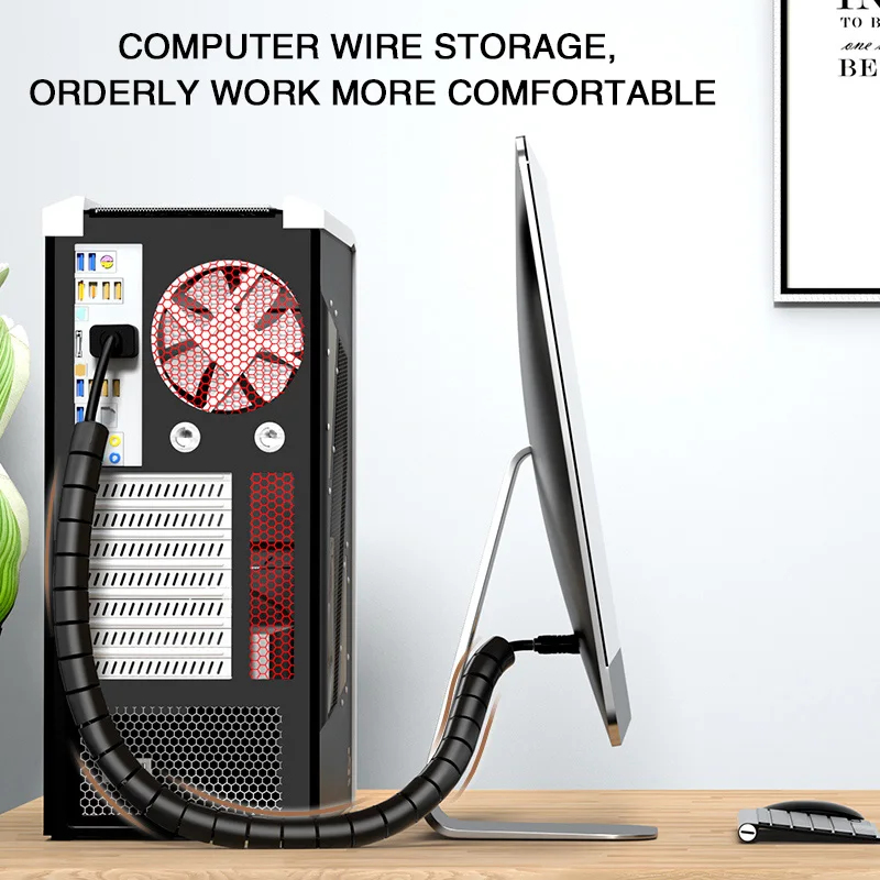 ท่อเก็บสายเคเบิลแบบยืดหยุ่น 2  - Cable Lock Flexible บทวิจารณ์และราคา