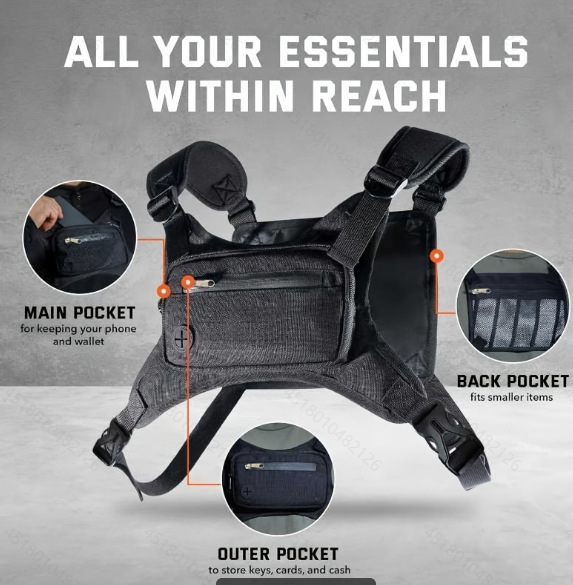 กระเป๋าคาดอกสำหรับกิจกรรมกลางแ - Cycling Commute Training บทวิจารณ์และราคา